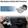 thumbnail image 7 of Unique Bargains Belt Tensioner Drive Belt Tensioner Pulley Assembly for Chrysler 200 2015-2017 2.4L L4 No.04627742AA Metal 1 Pc, 7 of 7