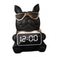 thumbnail image 5 of Reloj despertador digital para escritorio, altavoz para el hogar, caja de pañuelos con tapa para inodoro. Negro, 5 of 9