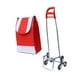 thumbnail image 5 of Carrito de compras con ruedas, carrito de supermercado plegable, carrito de mano Personal, carrito de mano, bolsa de compras con ruedas para equipaje Rueda negra plateada, 5 of 8