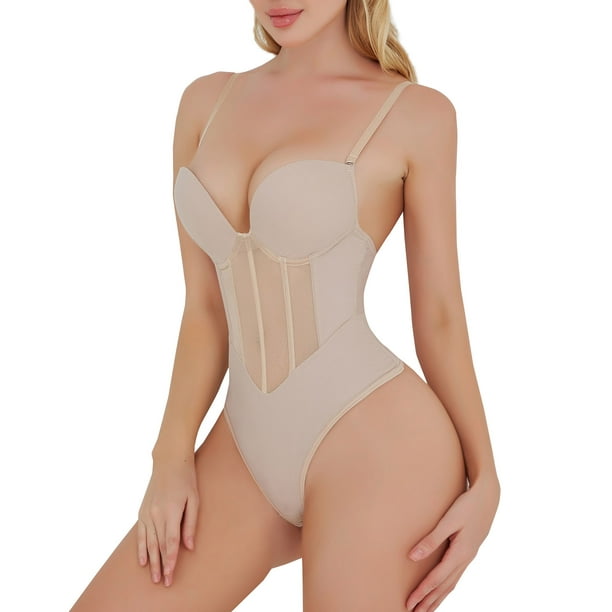  Shapewear for Women Tummy Control Full Body Shaper, Seamless  Backless Body Shaper, Thong Bodysuit (Color : Skin 2, Size : 3X-Large) :  Clothing, Shoes & Jewelry