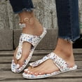 thumbnail image 1 of Sandalias de mujer Sandalias de moda de verano Zapatillas planas Chanclas Sandalias de playa con punta abierta Wmkox8yii ytu9933, 1 of 6