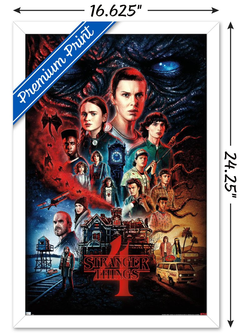 Netflix Stranger Things: Season 4 - One Sheet Wall Poster, 14.725