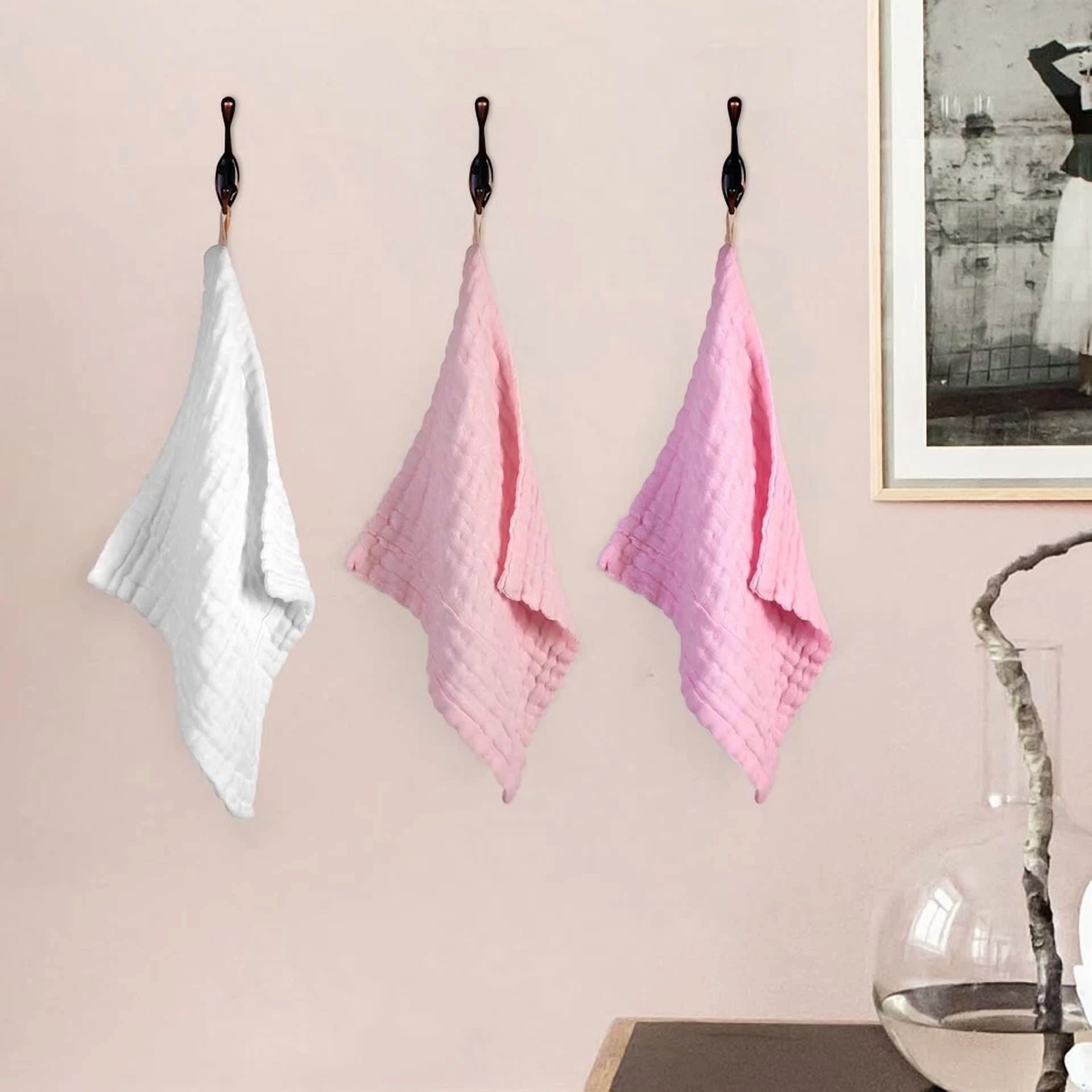 PRIME - Mukin Baby Washcloths And Burp Cloths, Soft Absorbent Towels For Newborns