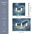 thumbnail image 2 of Yayeee Toggle Light Switch Wall Plate 3-Gang 6.37"x4.48" Decorative Outlet Cover, Night Floating Whale, 2 of 7