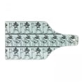 thumbnail image 1 of Egyptian Print Cutting Board, Hieroglyphics with Anubis Traditional Cultural Mummy After Life Art, Decorative Tempered Glass Cutting and Serving Board, Wine Bottle Shape, Black White, by Ambesonne, 1 of 1