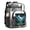 Dinosaur chicken meme, variant on Dinosaur chicken meme 16'' Clear Backpack, Heavy Duty PVC Transparent Backpack, See Through Bookbag Multiple Pockets for Stadium,Travel