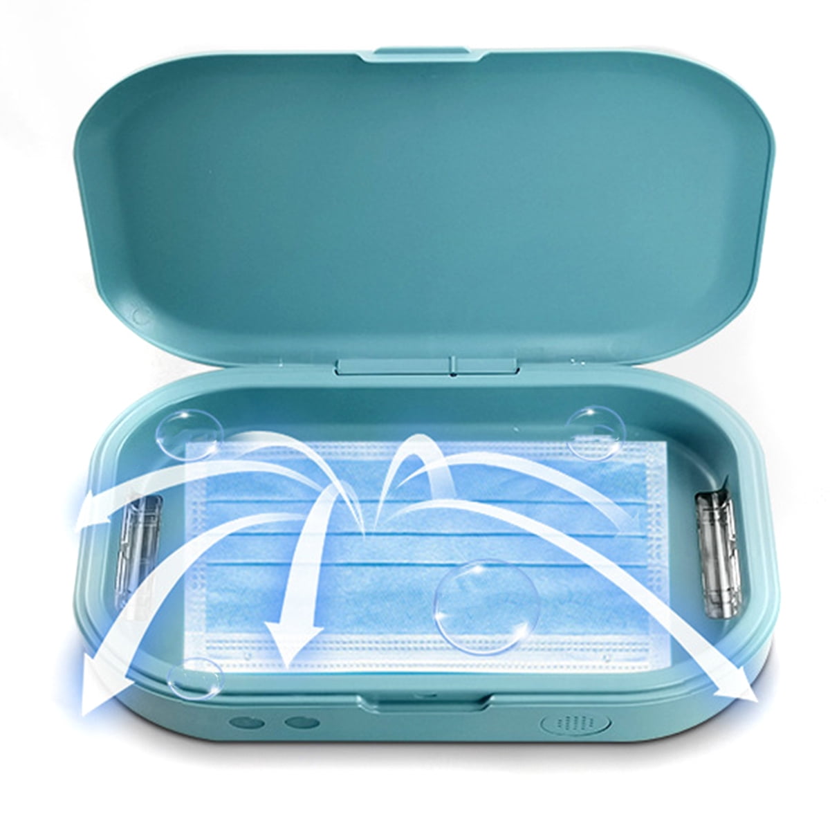 UV Sanitizer Box Portable UV Light Sanitizer with Wireless Charging for