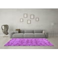 thumbnail image 3 of Ahgly Company Indoor Rectangle Abstract Purple Modern Area Rugs, 5' x 8', 3 of 4