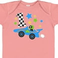 thumbnail image 4 of Inktastic Happy 1st Birthday Blue Racing Car Boys or Girls Baby Bodysuit, 4 of 5
