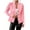 Pink, variant on WTOBBY Women's Solid Color Short Cardigan Coat with Long Sleeve Button Front, Casual Lightweight Jacket for Layering, Versatile Open Front Top for Daily Outfits,Black L