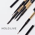 thumbnail image 3 of HOLD LIVE 0.1g Precision Eyebrow Pencil in 03# Dark Brown - Smooth Hard Texture, Fine Refill for Natural Contours, Waterproof & Sweatproof, Non-Caking Formula with Soft Grooming Brush for, 3 of 6