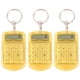 thumbnail image 1 of BRIGHTFUFU 3pcs Mini llavero con forma de calculadora Calculadora electrónica Calculadora portátil para niños Estudiantes Prueba (color aleatorio), 1 of 8