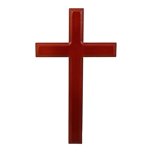 OFFIGAM Church Wall Hanging Cross Decoration Wooden Craft Cross Wall Pendant Decor