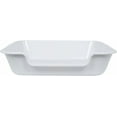 thumbnail image 2 of 1 Pack of Extra Large Cat Litter Box (ABS Material), Low Entry Senior Litter Pen for Geriatric Kitty Big Cats, Jumbo Pet Safe Litter Boxes Tray for Indoor Pets Potty (Gray, 24" L x 20" W), 2 of 15