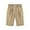 Khaki, variant on XIMIN Girls Bermuda Shorts Kids Knee Length High Waisted Summer Shorts Comfy Drawstring Short Elastic Waist Short Pants with Pockets Casual (5-6 Years, Black)