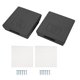 thumbnail image 1 of 2 portavasos plegables impermeables, fáciles de limpiar, en ángulo recto, para autocaravana, caravana, SUV, color negro., 1 of 14
