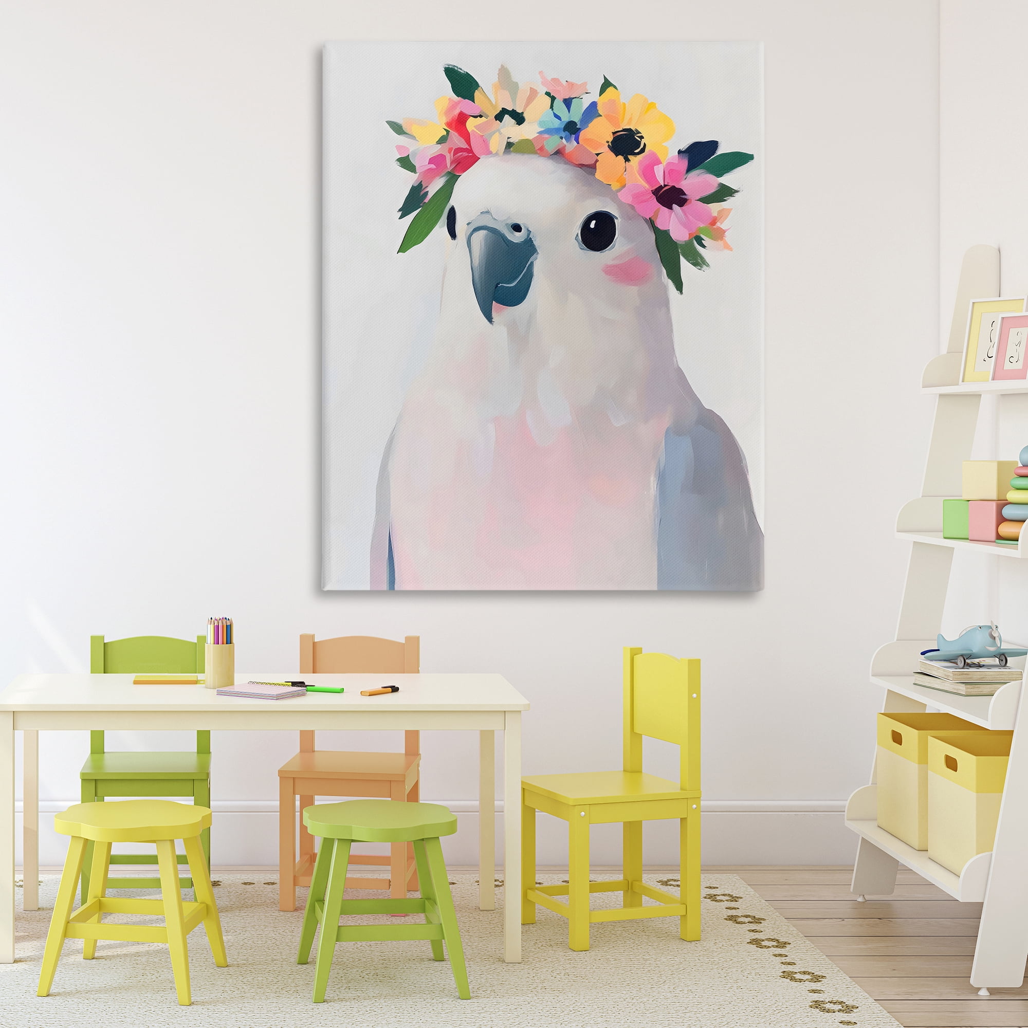 Stupell Industries Flower Crown Dove Canvas Wall Art, design by The Prints Vibe