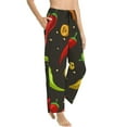 thumbnail image 2 of Kll Womens Chili2 Print Pajama Pants Soft Pajama Bottoms For Women Cozy Lounge Pants, 2 of 9