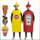 thumbnail image 2 of Disfraz de fiesta de comida divertida, disfraz de cosplay unisex para adultos, para carnaval, divertido disfraz de Purim, Halloween, patatas fritas, ketchup y chocolate, 2 of 5