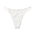 thumbnail image 2 of HUPOM Underwear Women Cotton Panties In Clothing Briefs Activewear Sash Tie Drop Waist White S, 2 of 4