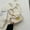 White, variant on Korean Style Fashion Shoulder Bag Solid Pu Leather Small Handbags Underarm Bags For Women Crossbody With Lock