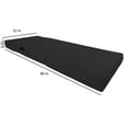 thumbnail image 2 of Folding Foam Mattress Lounger & Convertible Sofa Bed | Portable Sleeper Flip Chair, Black (80" x 32" x 6"), 2 of 8