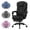 Black, variant on SITMOD Office Chair 300LBS Wide Seat Ergonomic Computer Desk Chair High Back Executive Fabric Chair Adjustable Task Chair Lumbar Back Support with Footrest and Reclining(Black)