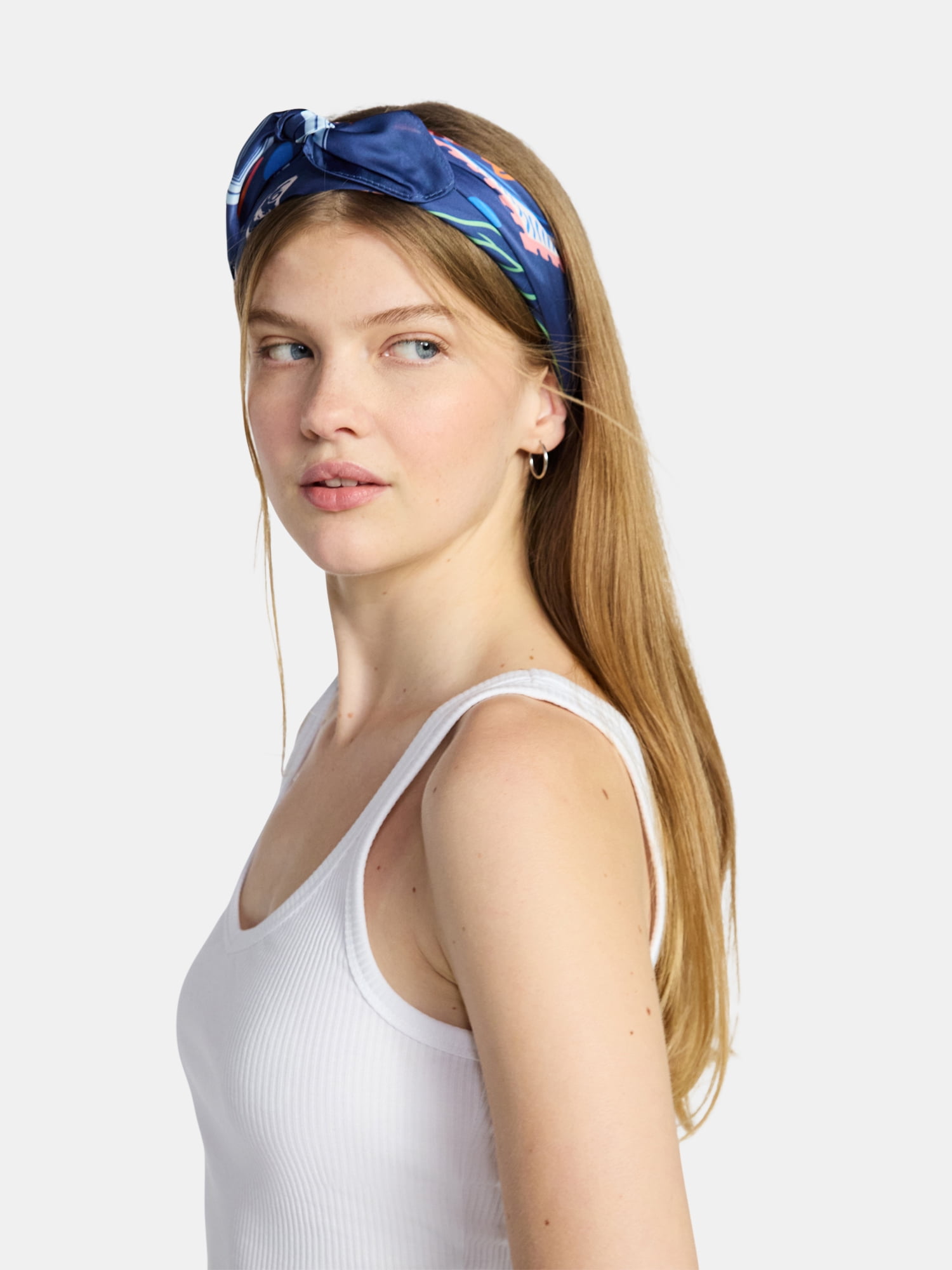 No Boundaries Printed Square Scarf, Women’s