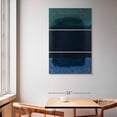 thumbnail image 2 of Elephant Stock Remembering Rothko Ii Wall Art - Vertical Multi Panel Canvas - Living Room Wall Decor - Abstract Multi Panel - Blue And Teal Decor By Rob Delamater - 42" x 65", 2 of 8