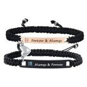 Couple Bracelet Customized Couple Bracelets Set Mutual Attraction Custom Name Relationship Bracelet Personalized Gift for Men Women Valentine's Day