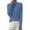 Blue, variant on Women's Turtleneck Sweater Long Sleeve Pullover - 2025 Winter Cozy Knitted top, Ribbed Cable Chunky Jumper, Warm Soft Casual Loose Fit Winter Fall Clothes for Women Trendy, Black