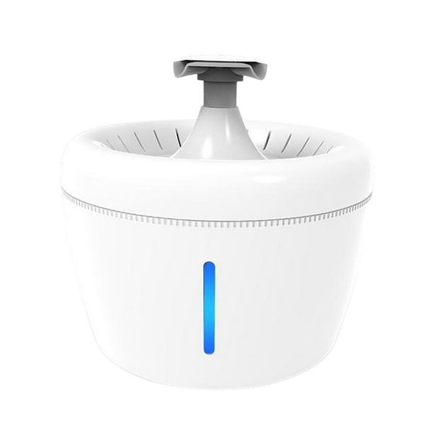 Fuente de agua automática para mascotas Gloria saludable e higiénica 88oz/2.5L Luz
