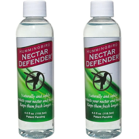 Nectar Defender - Hummingbird Nectar Extender | 2 Pack | Prolongs the Life of Nectar Naturally