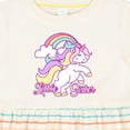 thumbnail image 4 of Inktastic Little Sister Unicorn Girls Baby Dress, 4 of 5