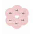thumbnail image 7 of 15 Inch Round Placemats Set of 6, Hello Winter Non Slip Heat Insulation PP Table Mats, Pink Merry Christmas Holiday Washable Place Mats for Kitchen Dining Party Table Decor, 7 of 7
