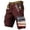 Wine -BD16, variant on IYYVV 250 Anniversary USA Shorts for Men Cargo Shorts American Flag Patriotic 4th of July Short Independence Day Slacks Brown S