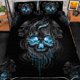 thumbnail image 4 of Juego de cama edredón 3D calavera multicolor de alta calidad, 4 of 7