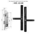 thumbnail image 2 of IP65 Waterproof Smart Door Lock Handle Ultra-thin Biometric Fingerprint Door Lock Free App Remote Control ,Corrosion-Resistant, 2 of 4