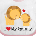 thumbnail image 4 of Inktastic I Love My Granny Boys or Girls Baby Bib, 4 of 4