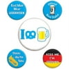 PMU Oktoberfest Party Buttons (asstd designs) Party Accessory (1 count) Pkg/1