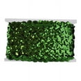 thumbnail image 2 of Belagio 5/8" Wide x 25 Yards, Zig Zag Hunter Green Sequin Trim, 1 Bolt, 2 of 3