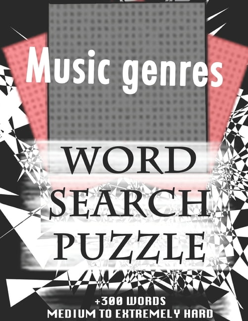 Music genres WORD SEARCH PUZZLE +300 WORDS Medium To