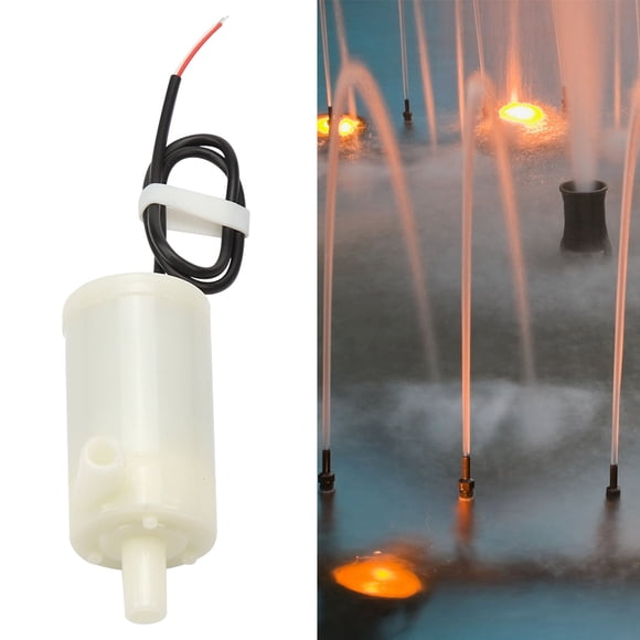 Water Pump, Waterproof Fountain Pump, Small Amphibious Land Water For Aquarium Use Fountain Use Fish Use