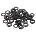 thumbnail image 1 of 100 Pcs Rondelles Plates Noires 7/16 Pouces, Diamètre Extérieur 23mm, 45 Rondelles en Métal pour Vis et Boulons, 1 of 5