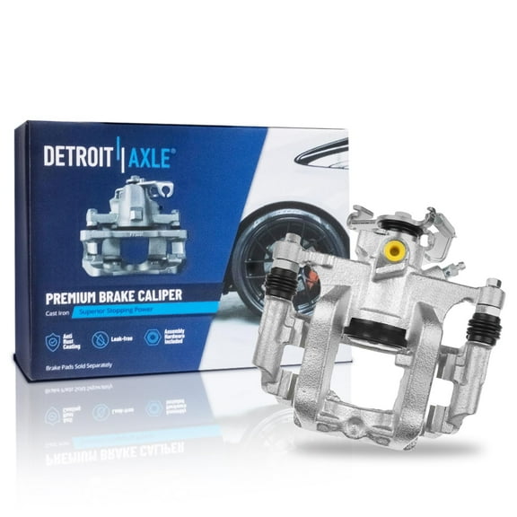 Detroit Axle - Rear Right Brake Caliper for 2011-2015 Chevy Cruze, 2016 Cruze Limited, Passenger Side Disc Brake Caliper with Bracket Replacement