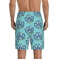thumbnail image 3 of Daiia Best Dad Ever Mens Woven Stretch Pajama Short,Short Pajama Pants-Small, 3 of 9