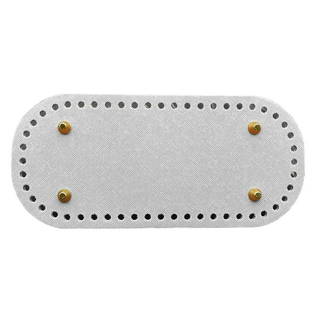 Tachiuwa Leather DIY Bottom Insert Replacement Purse Making Gray