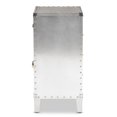 thumbnail image 4 of Baxton Studio Romain Silver Metal 1-Door Accent Storage Cabinet, 4 of 9