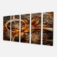 thumbnail image 3 of Design Art - Fleur Fractale Orange Foncé, 3 of 3