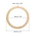 thumbnail image 2 of Unique Bargains Wooden Bangle Bracelet, 10 Pack 81mm - Log Retro Macrame Rings, Unfinished Smooth Wooden Rings for Crafts, 2 of 6